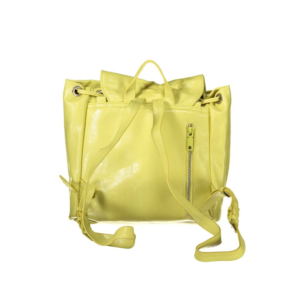 Desigual Giallo Polyurethan Damen Rucksack