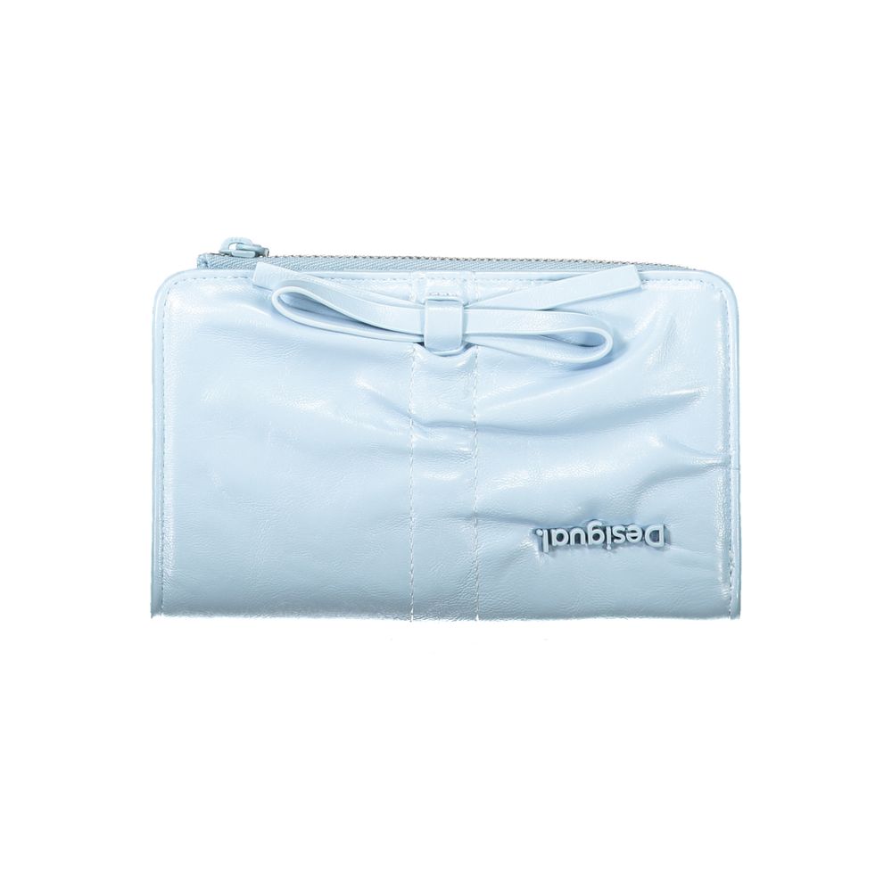Portefeuille femme en polyuréthane Desigual Azzurro