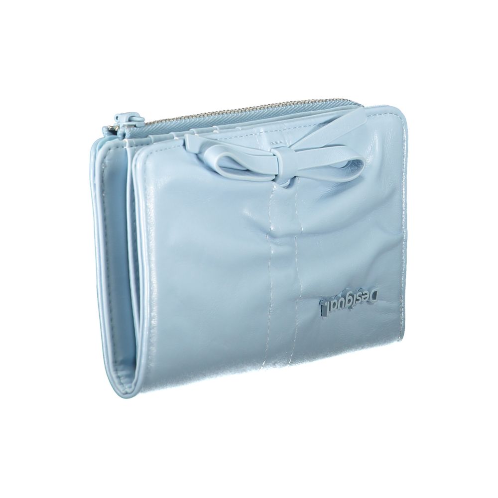 Portefeuille femme en polyuréthane Desigual Azzurro