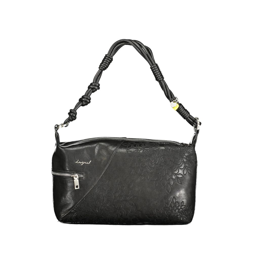 Desigual Schwarze Damenhandtasche aus Polyurethan