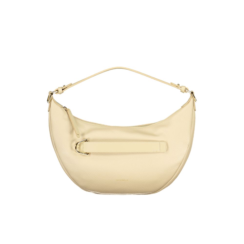 Sac à main femme Coccinelle en cuir beige