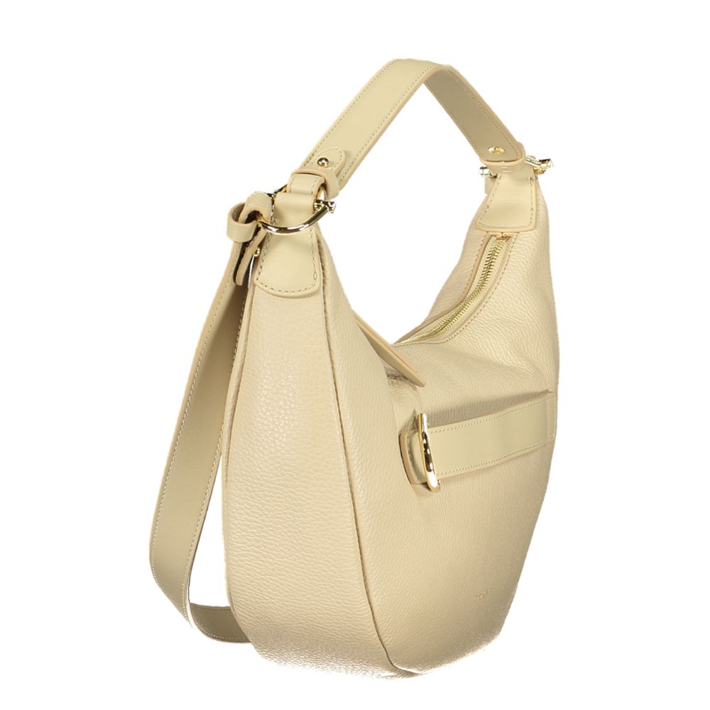 Sac à main femme Coccinelle en cuir beige