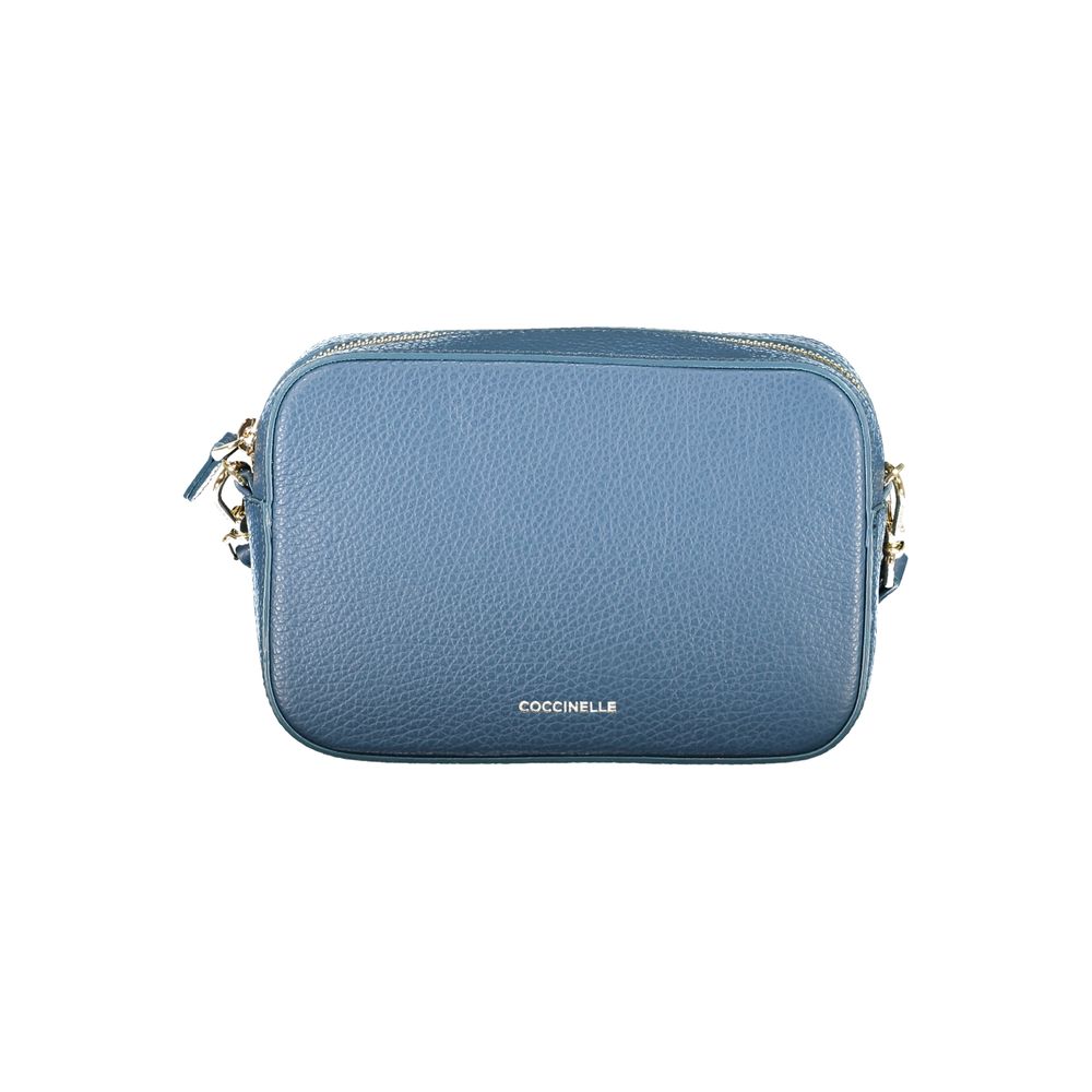 Sac à main Coccinelle en cuir bleu pour femme