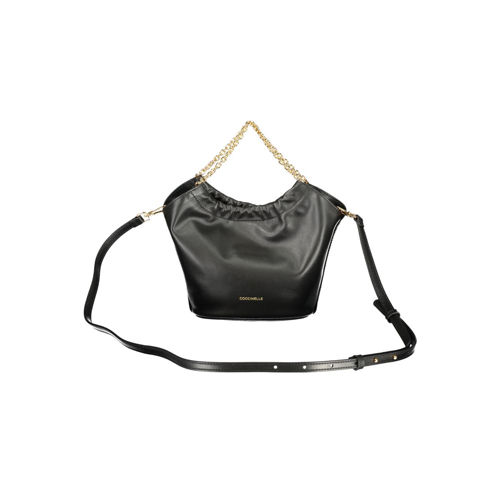 Coccinelle Damenhandtasche aus schwarzem Leder