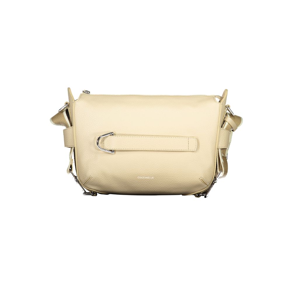 Sac à main femme Coccinelle en cuir beige