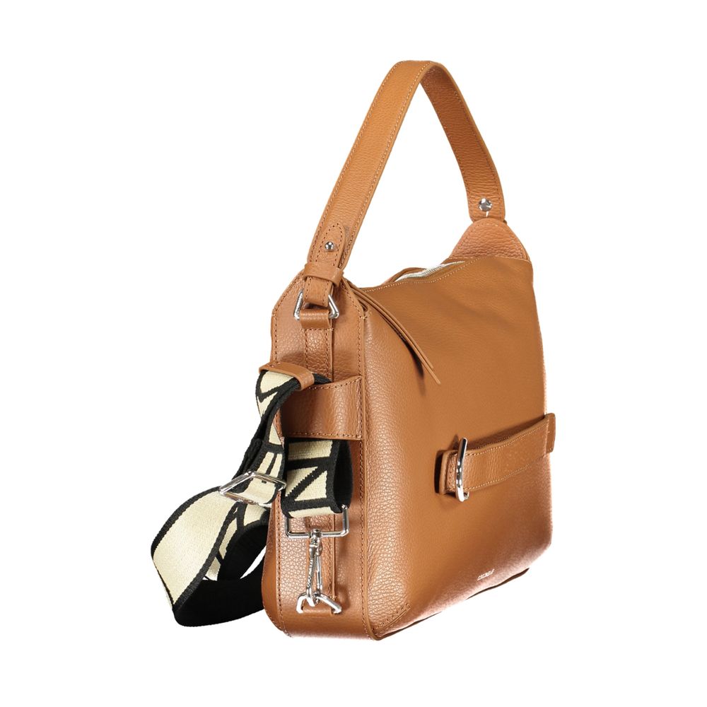Sac à main en cuir marron Coccinelle pour femme