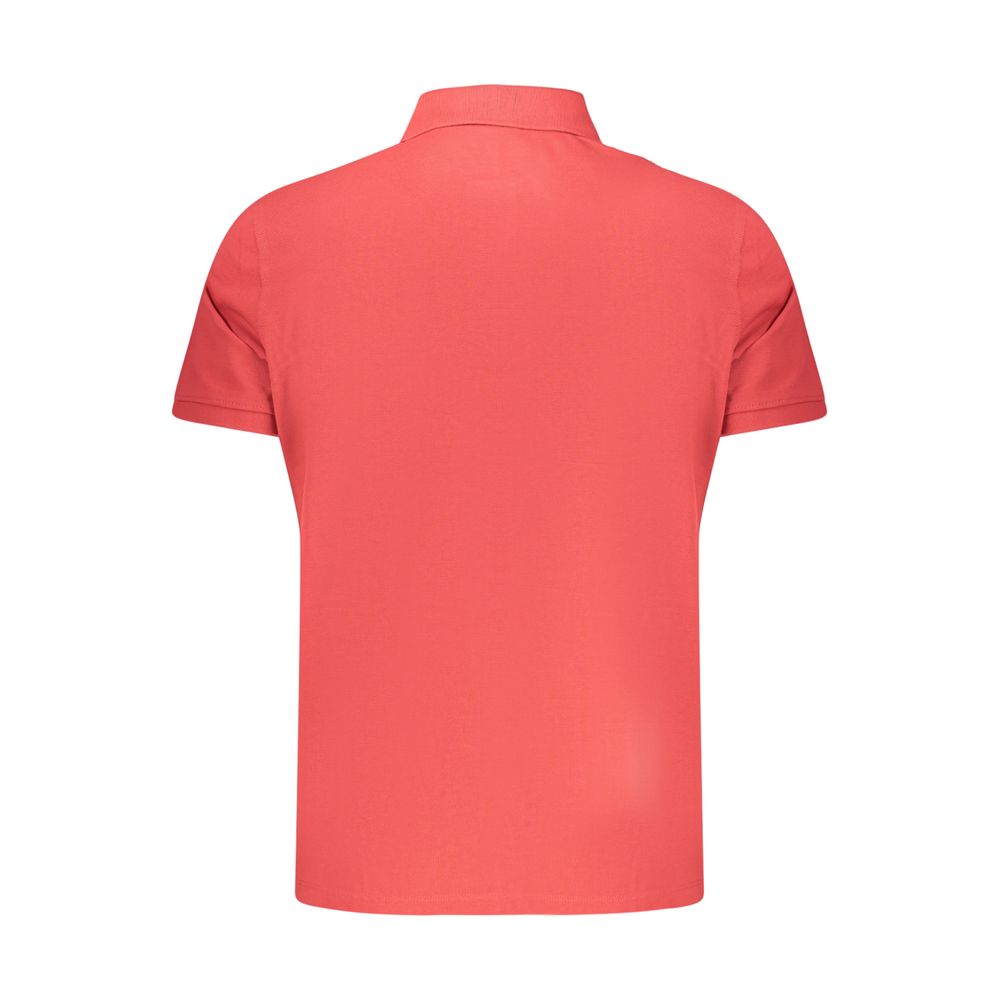 Timberland Rotes Herren-Polohemd aus Bio-Baumwolle