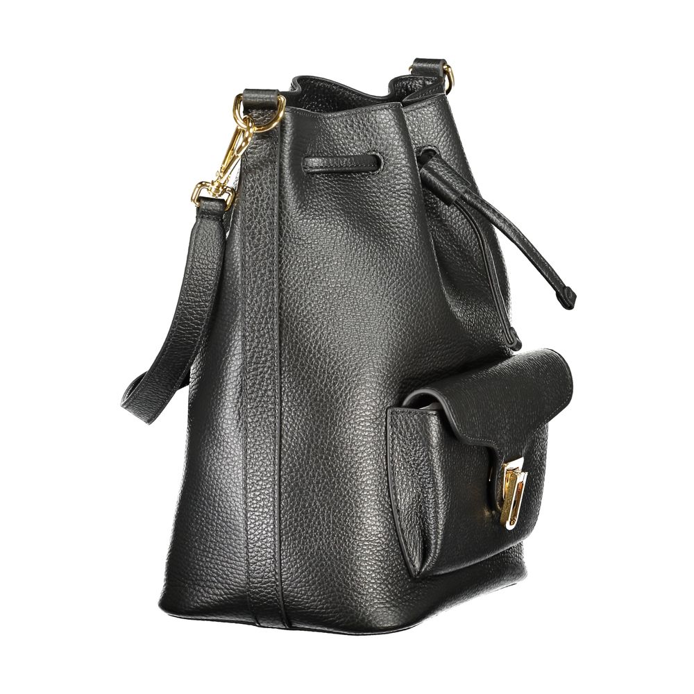 Sac à main femme en cuir noir Coccinelle