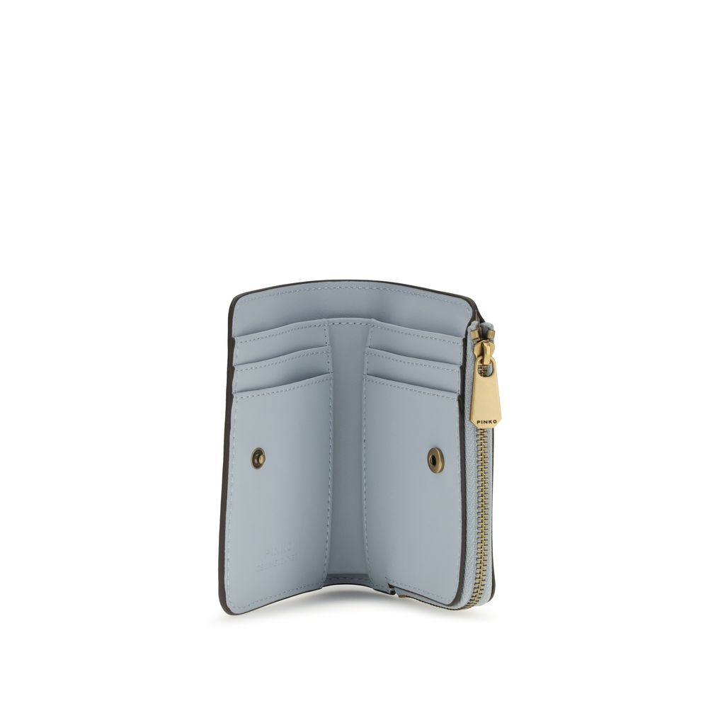 Portefeuille PINKO en cuir de veau bleu Bos Taurus