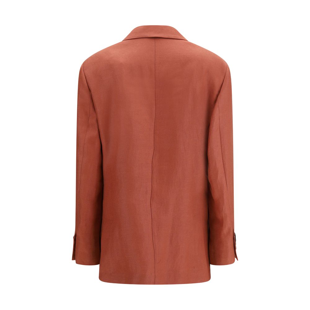 Brunello Cucinelli Multicolor Linen Blazer