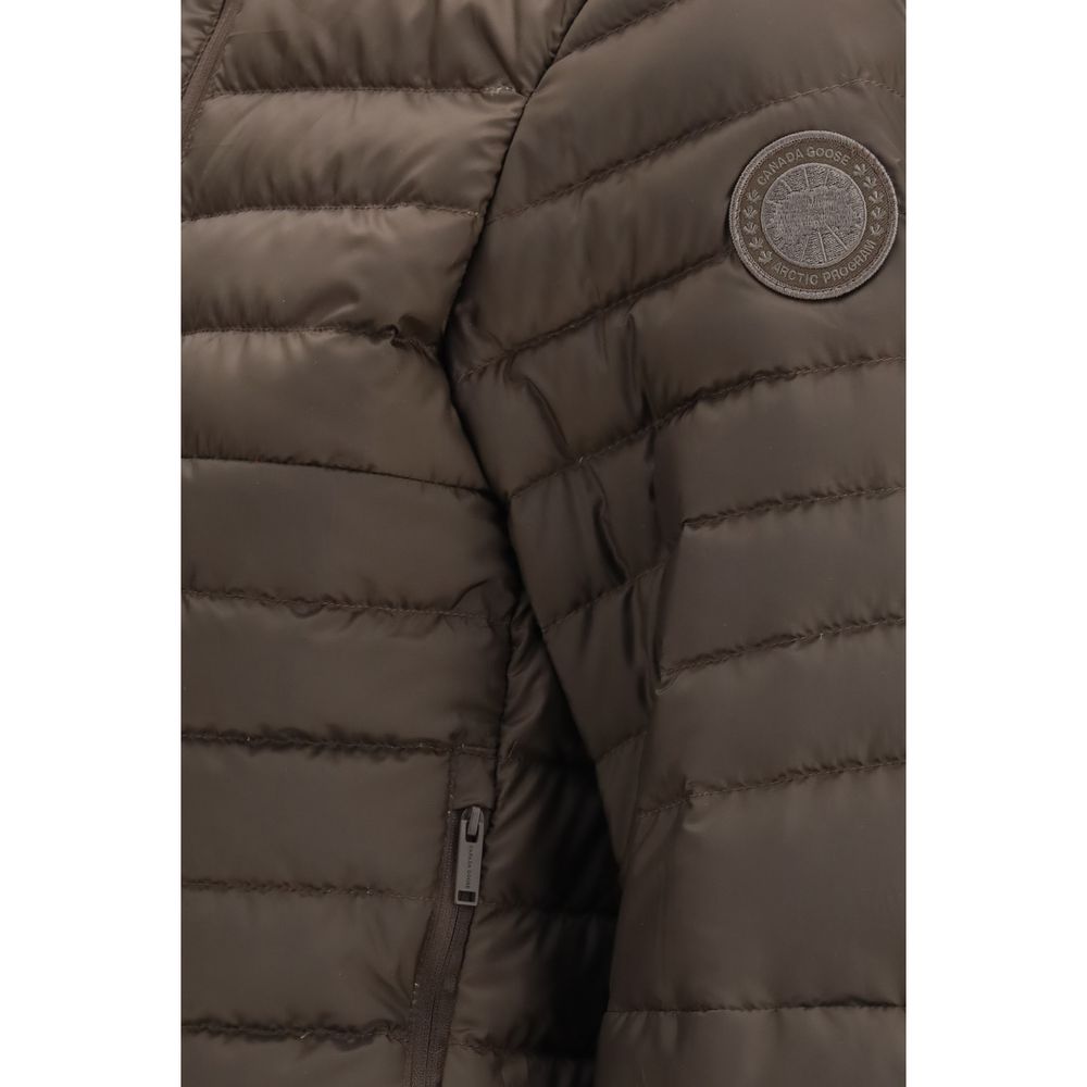 Blouson long Canada Goose en polyester recyclé marron
