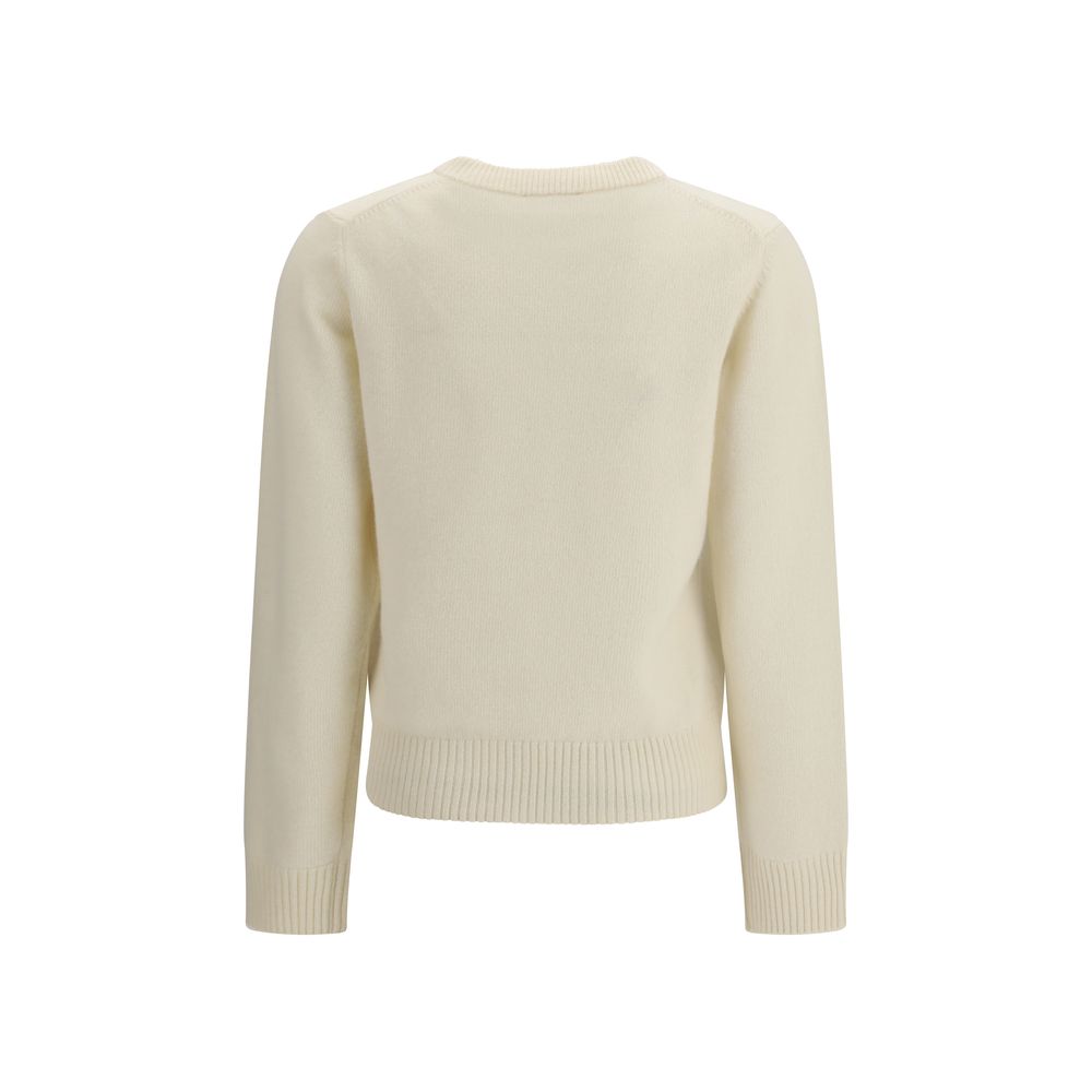 Sweat-shirt Ganni Beige Laine Oves Aries