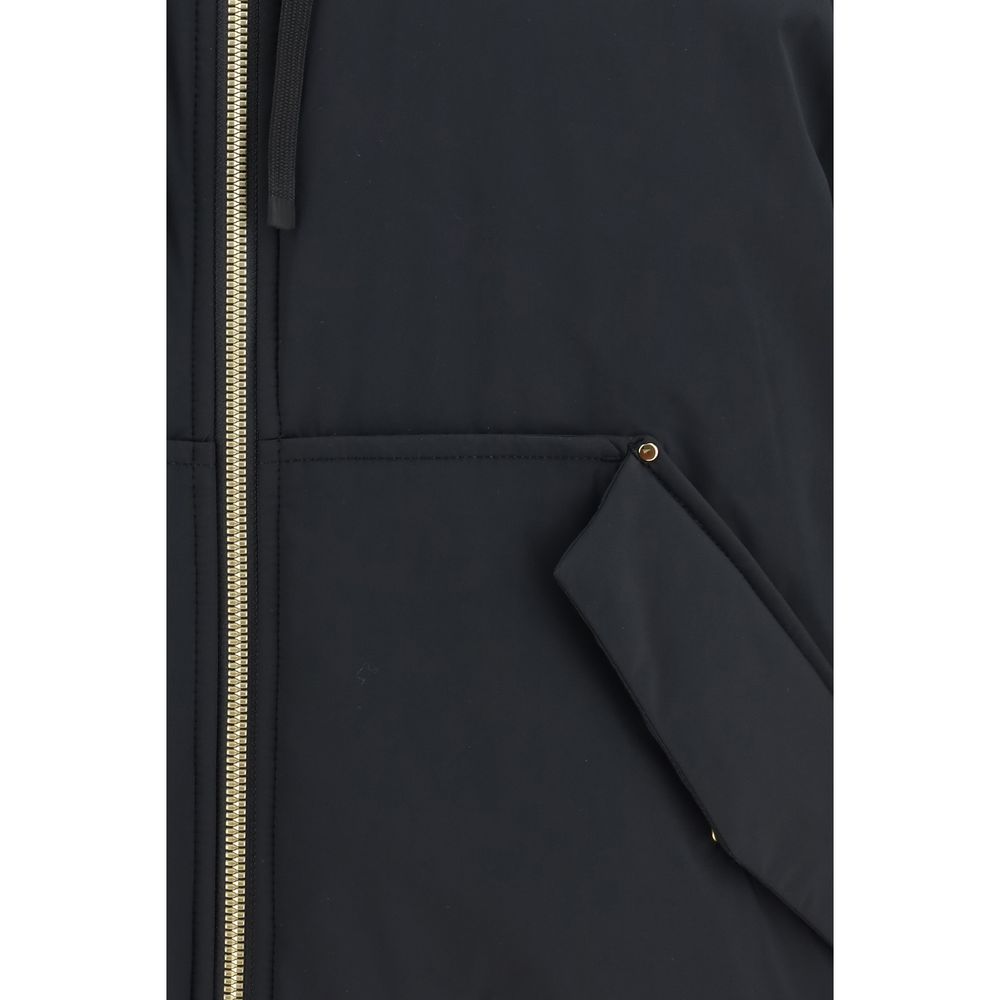 Blouson d'aviateur Moose Knuckles en nylon noir