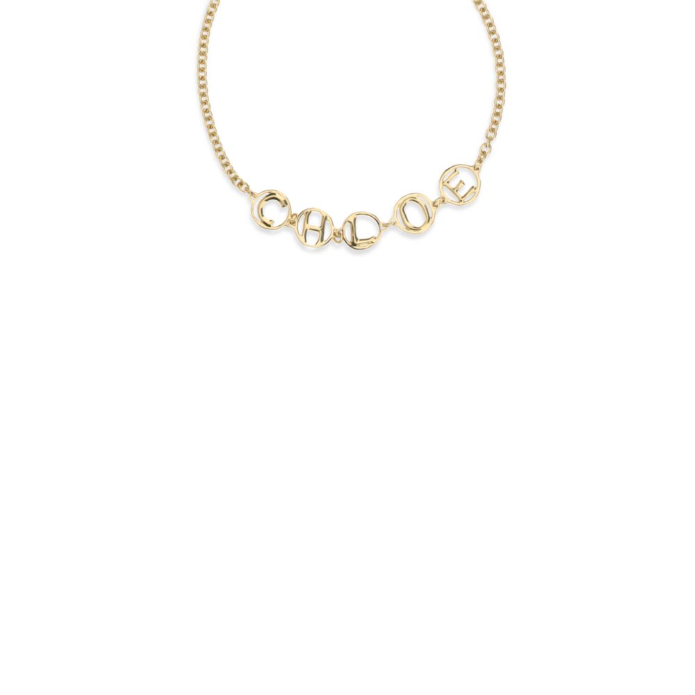 Collier Chloé en laiton doré