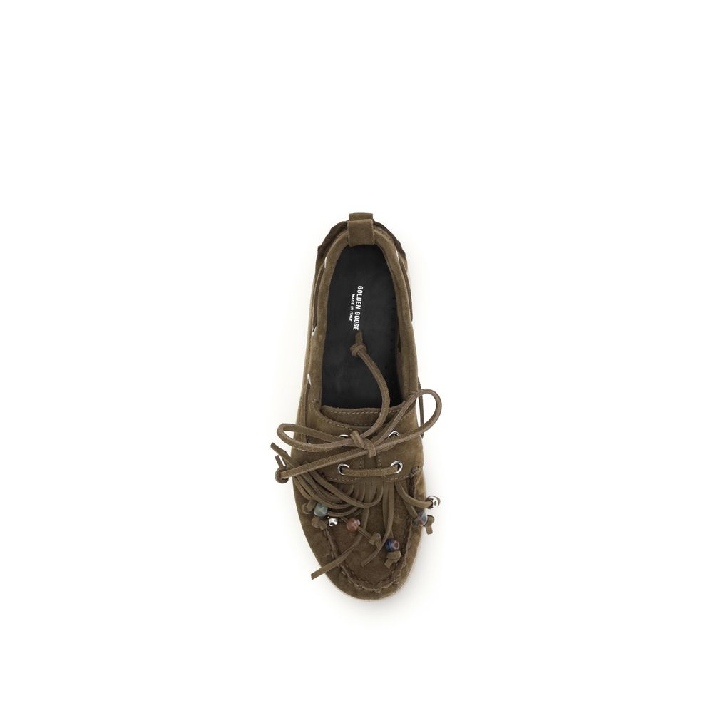 Golden Goose zweifarbige Kalbsleder-Slipper aus Bos Taurus