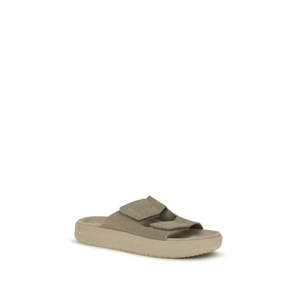 Veja Beige Calf Leather Bos Taurus Sandals