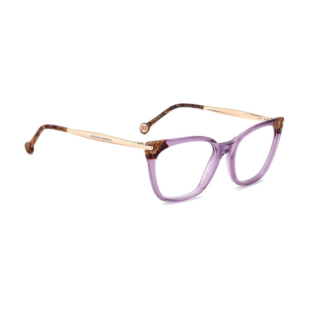 Lunettes (monture) en acétate violet Carolina Herrera