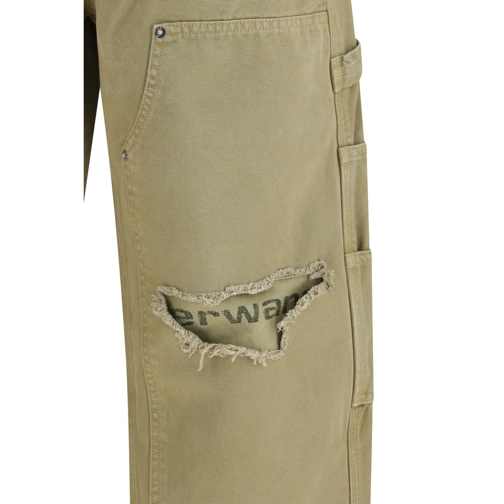 Alexander Wang Bicolor Cargo-Hose aus Baumwolle