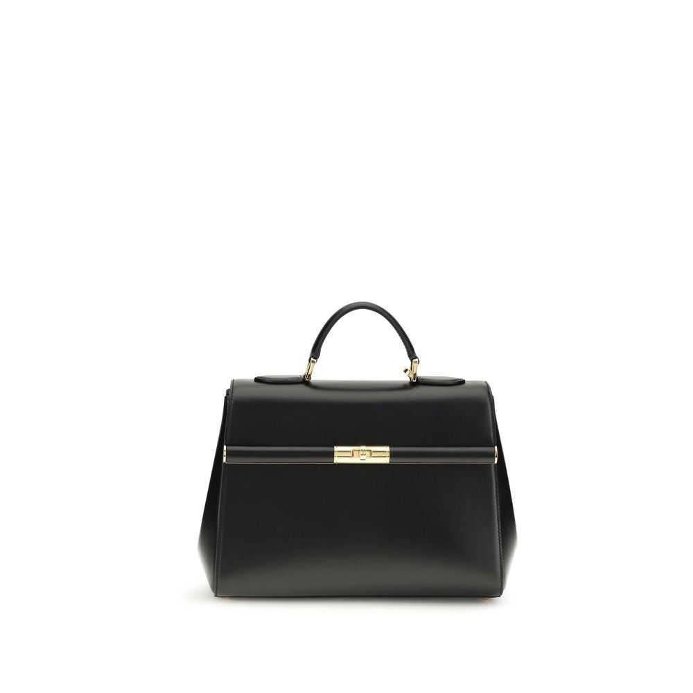 Sac à bandoulière Dolce & Gabbana en cuir de veau noir Bos Taurus