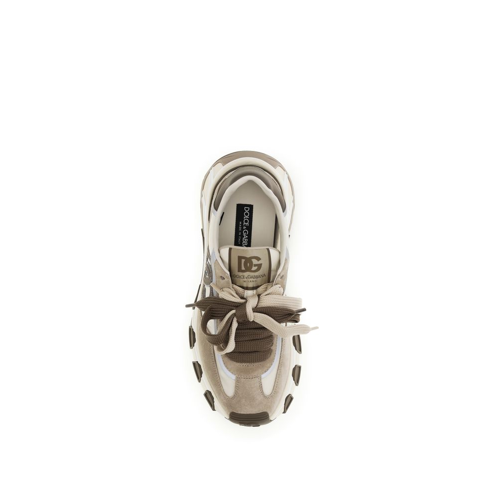 Baskets athlétiques Dolce & Gabbana en cuir de veau multicolore Bos Taurus