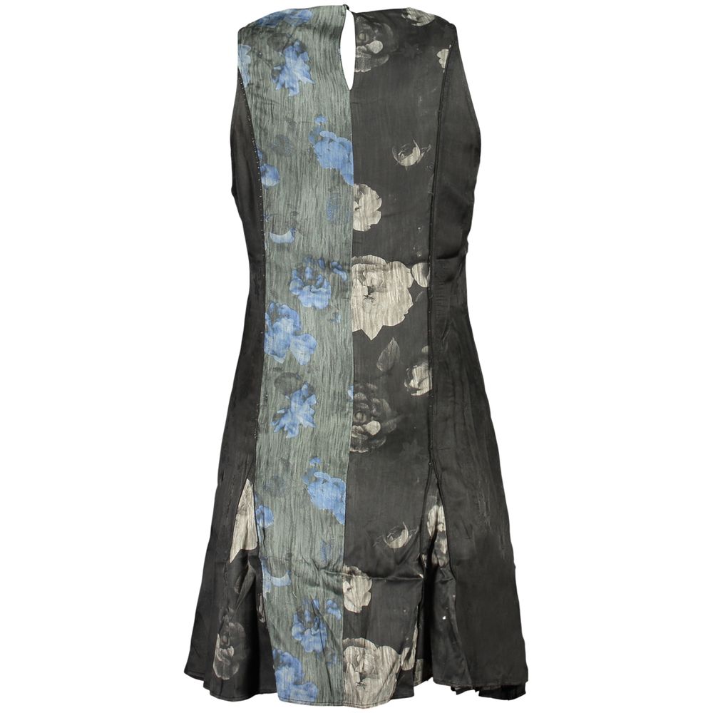 Desigual Nero Viskose Damenkleid