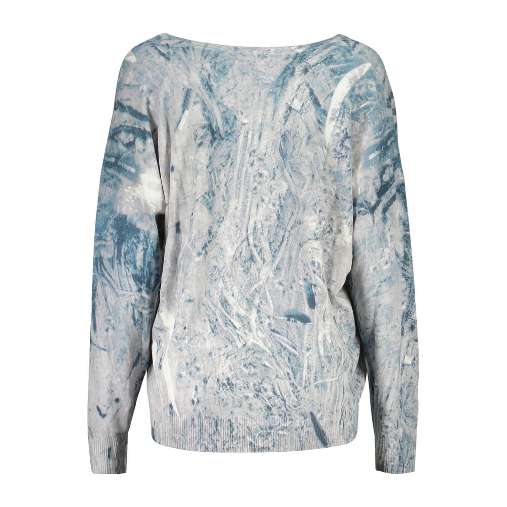 Desigual Azzurro Viskose Damenpullover