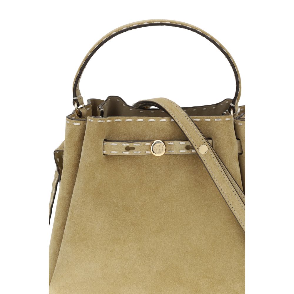 Tory Burch Beige Kalbsleder Bos Taurus Beuteltasche
