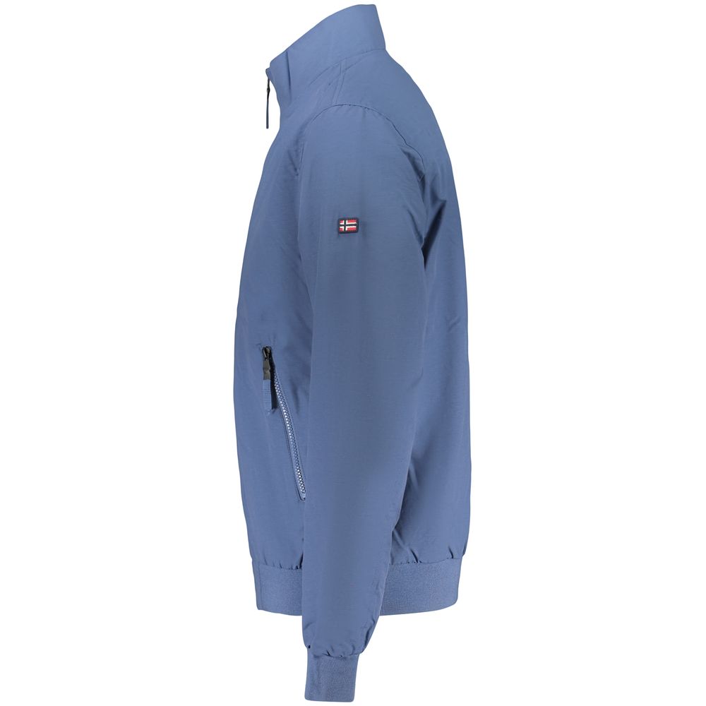 Norwegen 1963 Blaue Baumwoll-Herrenjacke