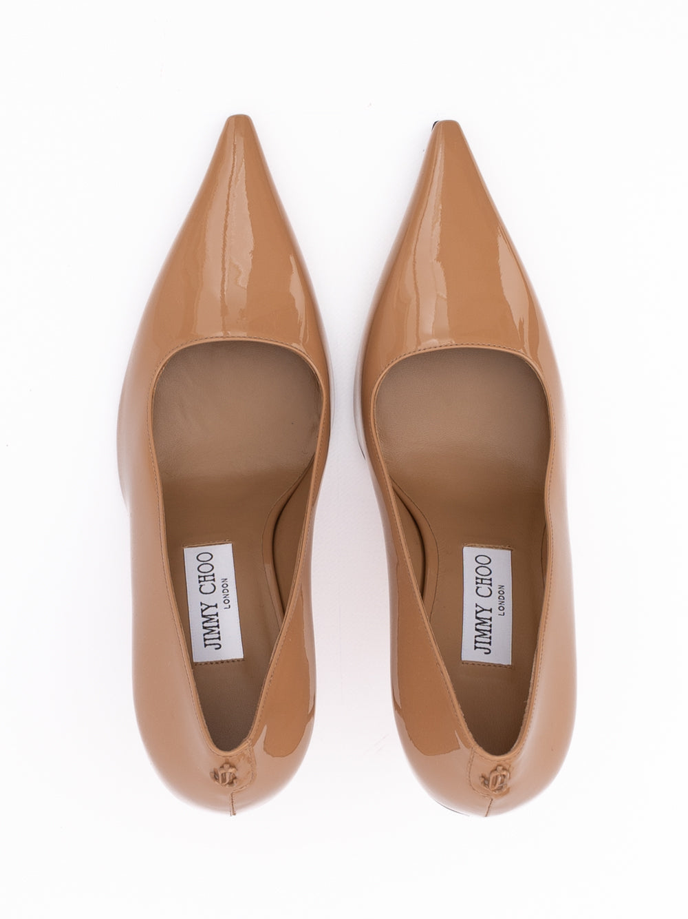 Jimmy Choo Powder Pink Lackleder-Pumps Ixia 95