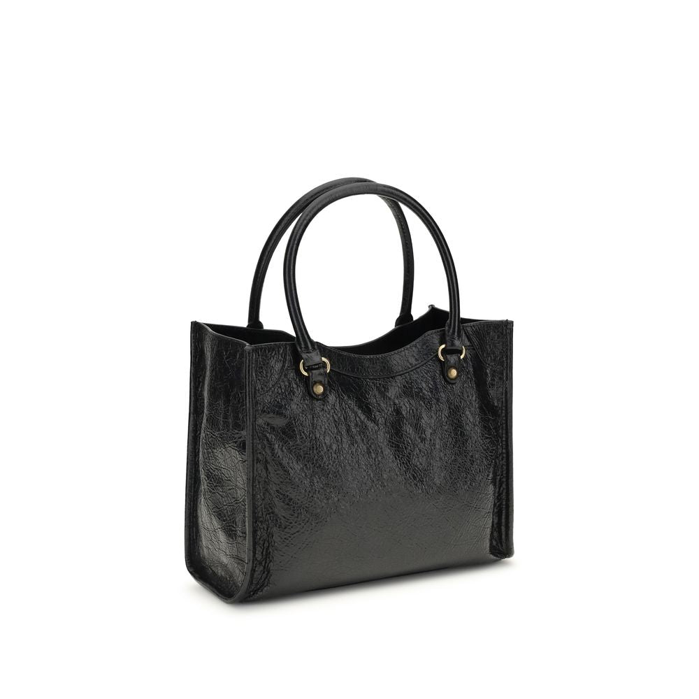 Balenciaga Schwarze Lammleder Ovis Aries Aries Umhängetasche