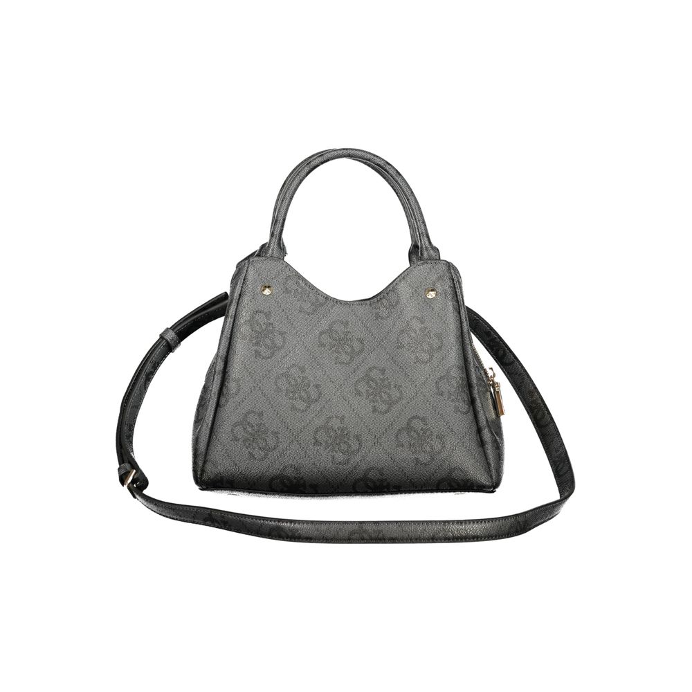 Guess Jeans Nero Poliuretano Women Handbag