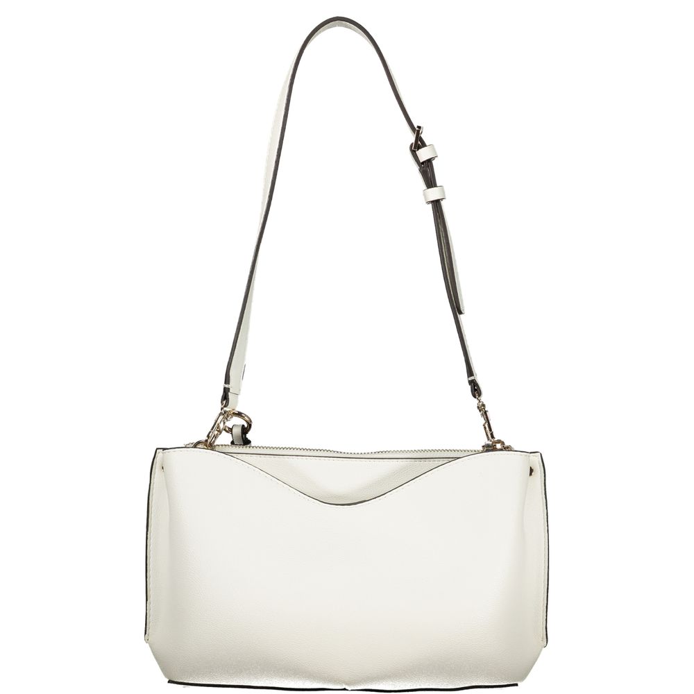 Guess Jeans White Polyethylene Handbag