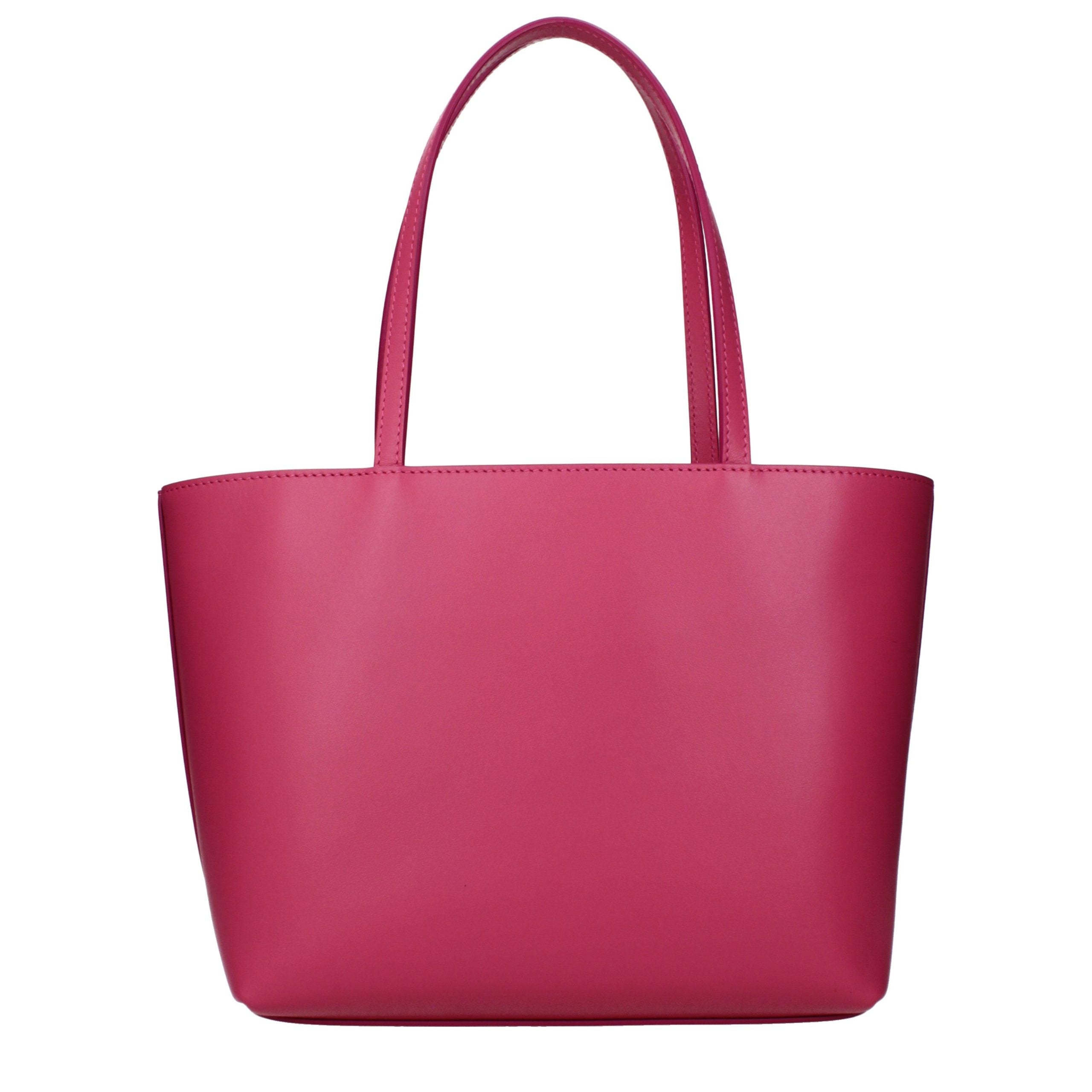 Sac à main en cuir rose Dolce & Gabbana