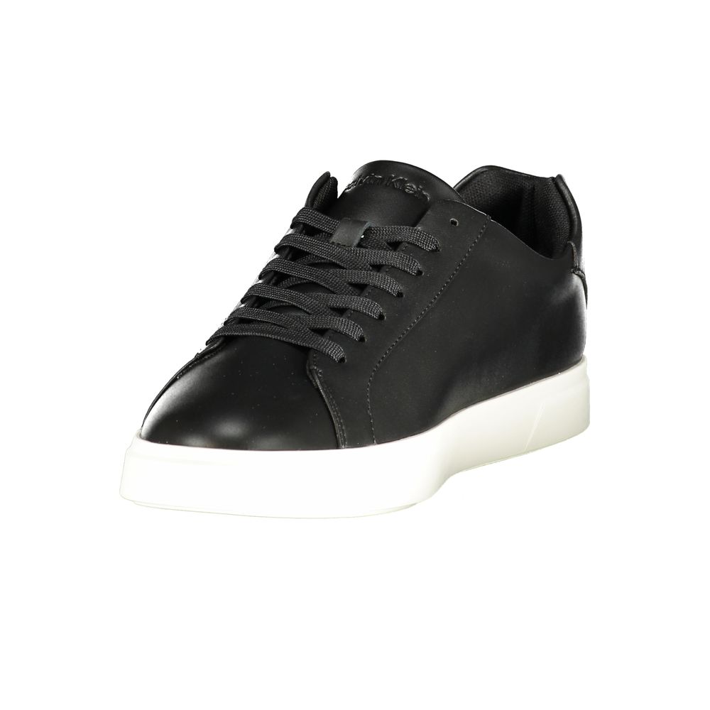 Baskets noires en polyuréthane pour homme Calvin Klein