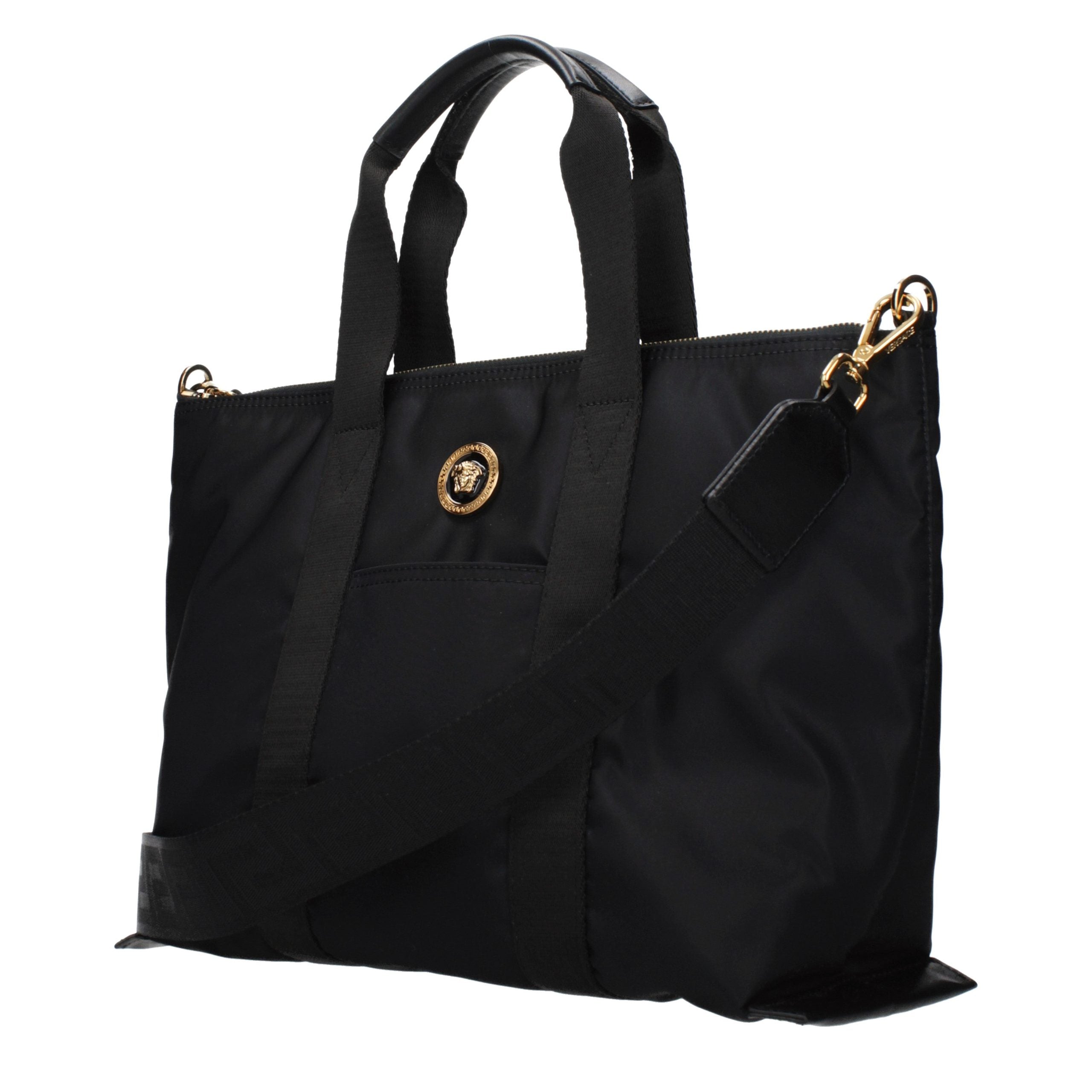 Versace Black Nylon Handbag