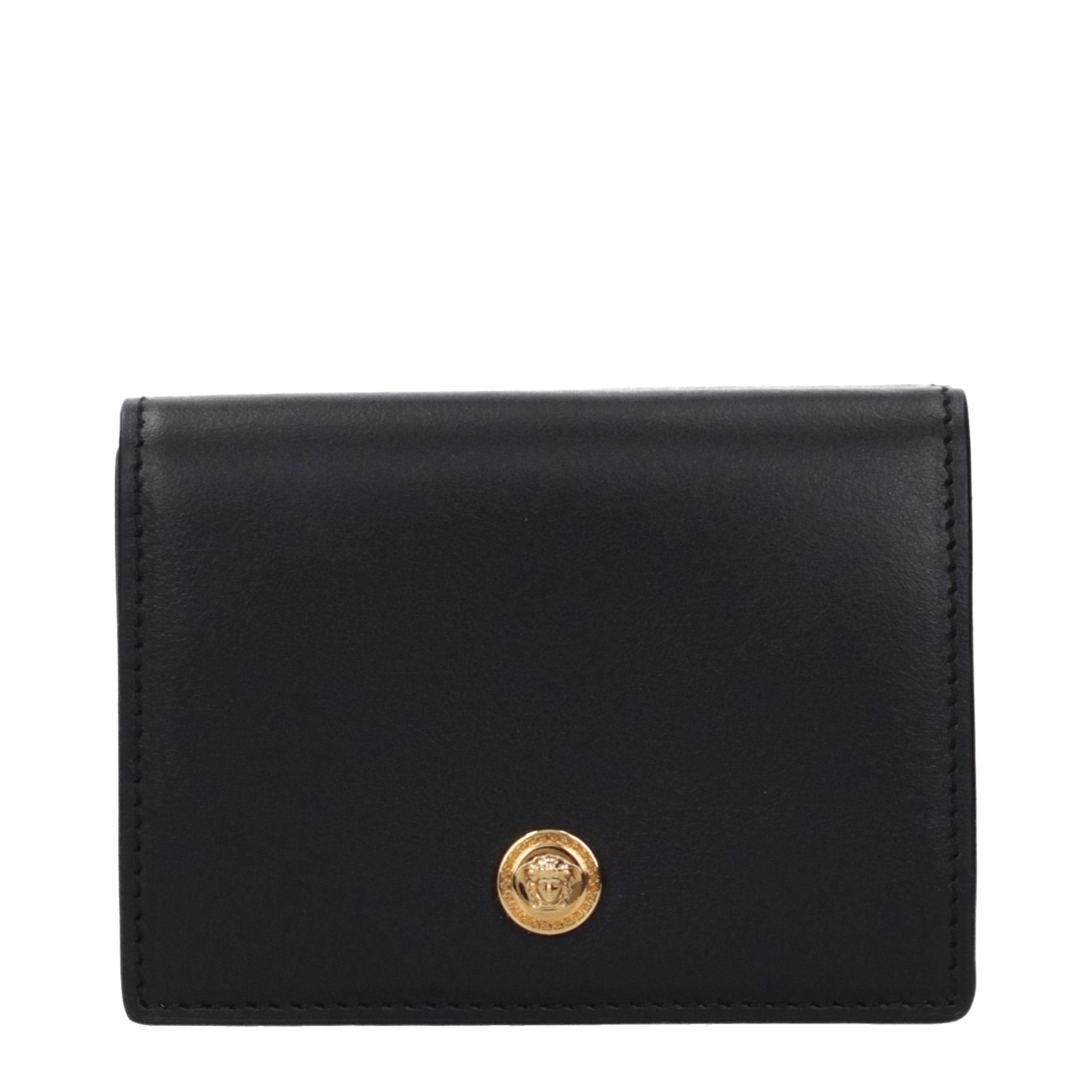 Versace Black Leather Wallet