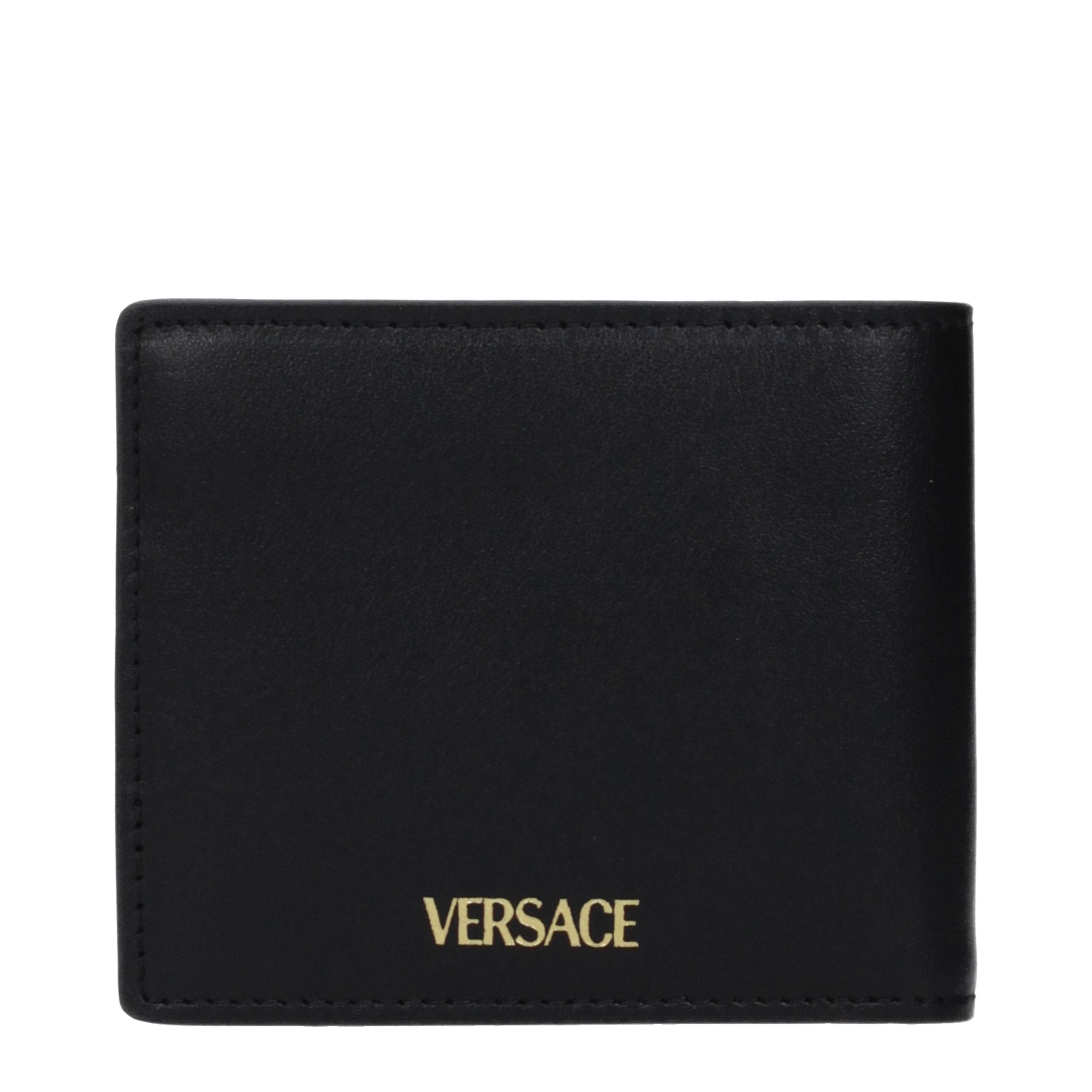 Versace Black Leather Wallet