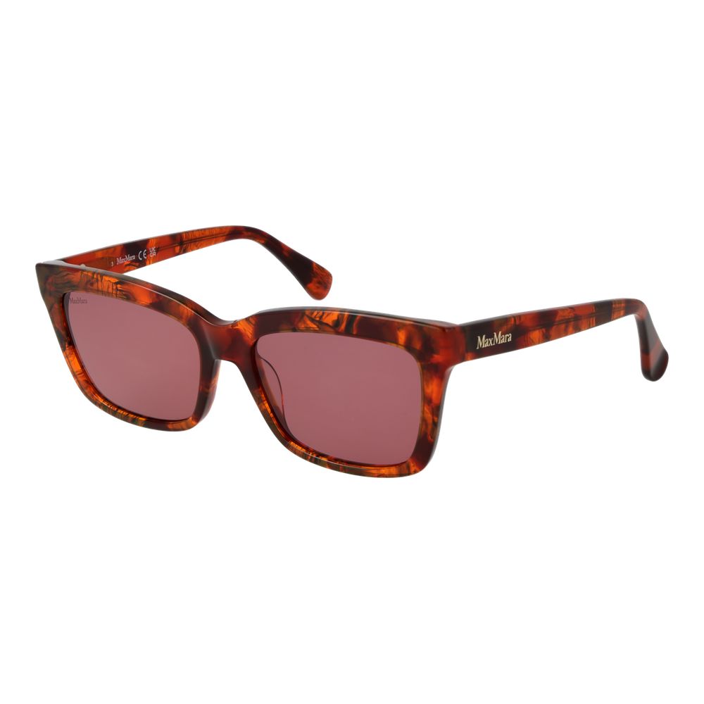 Lunettes de Soleil Max Mara Marron en Plastique
