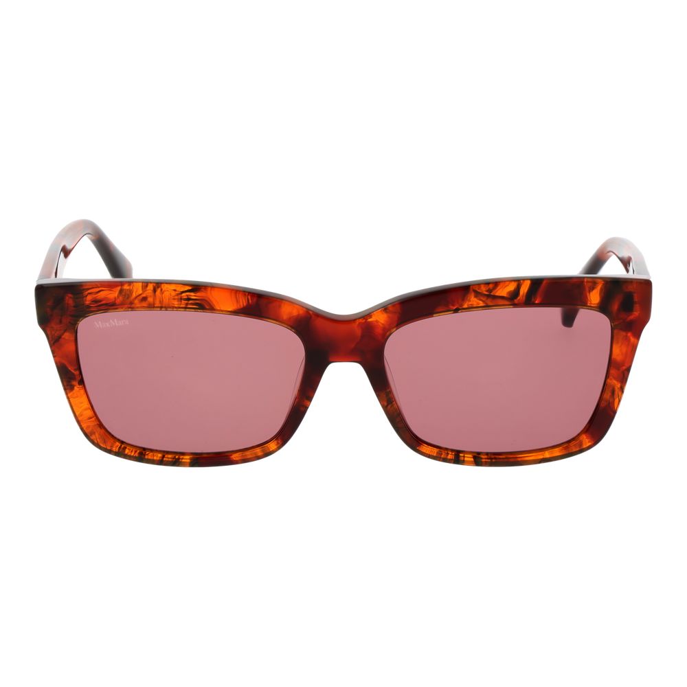 Lunettes de Soleil Max Mara Marron en Plastique