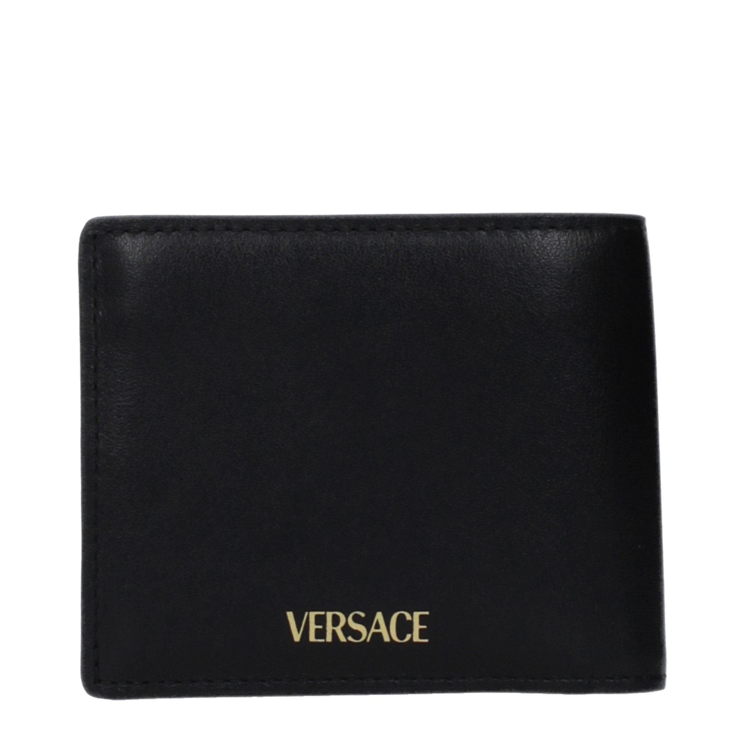 Versace Black Leather Wallet