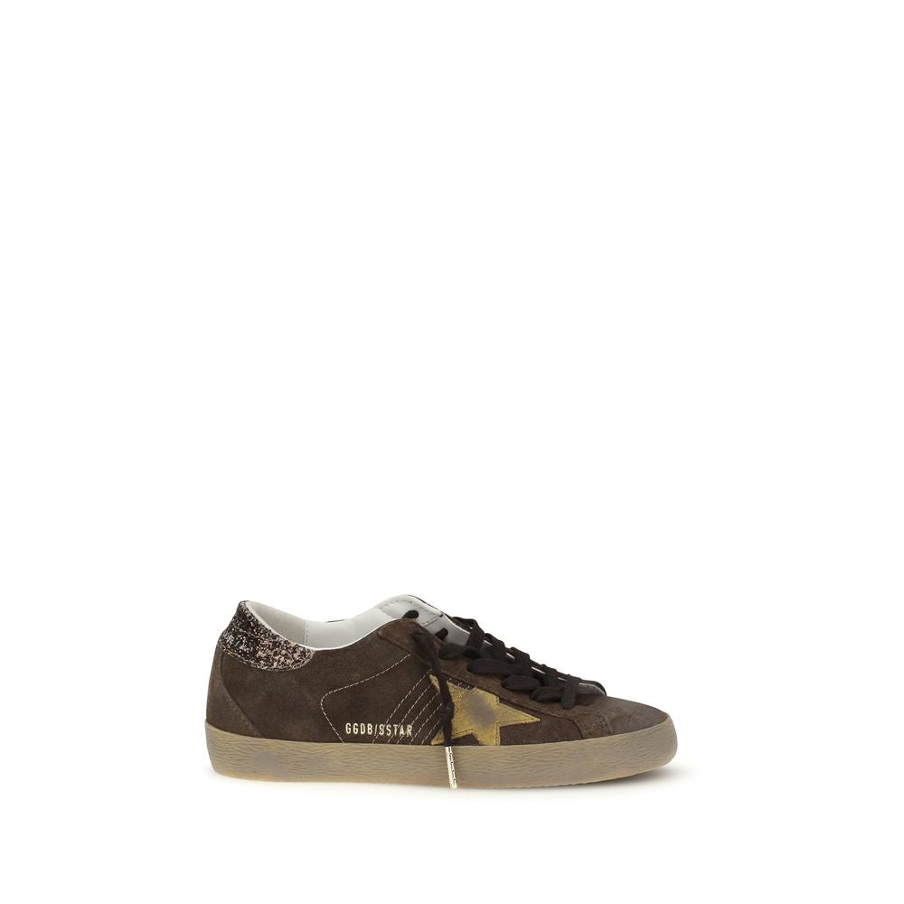 Golden Goose Brown Calf Leather Bos Taurus Low Top Sneakers
