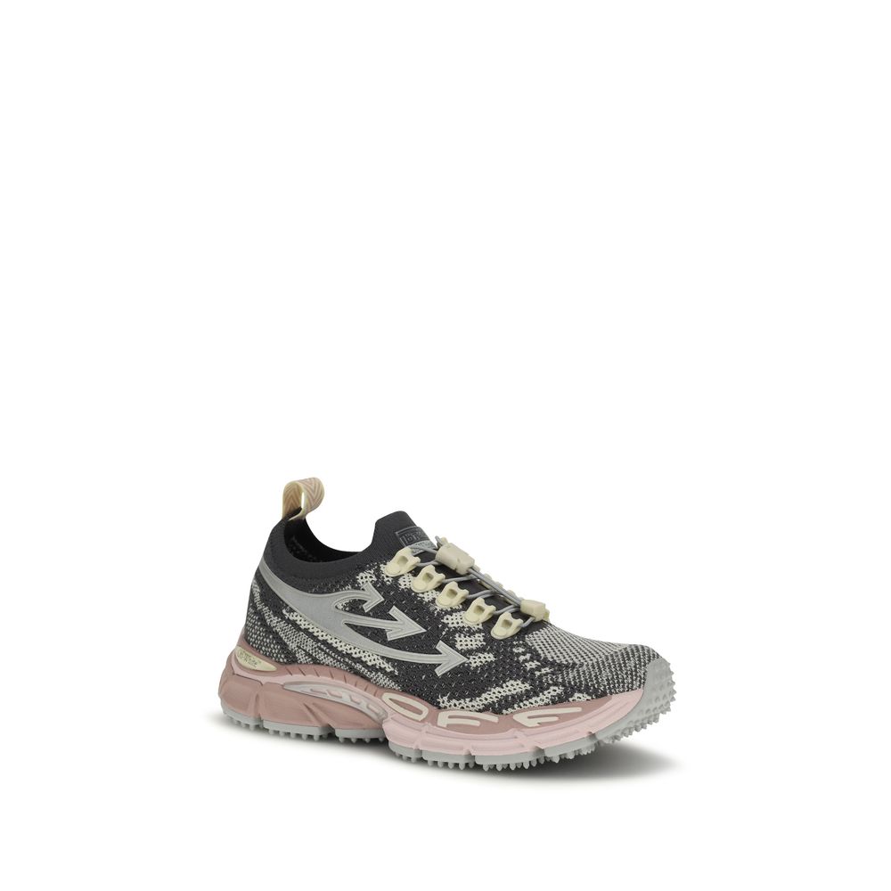 Off-White Multicolor Polyethylene Athletic Sneakers