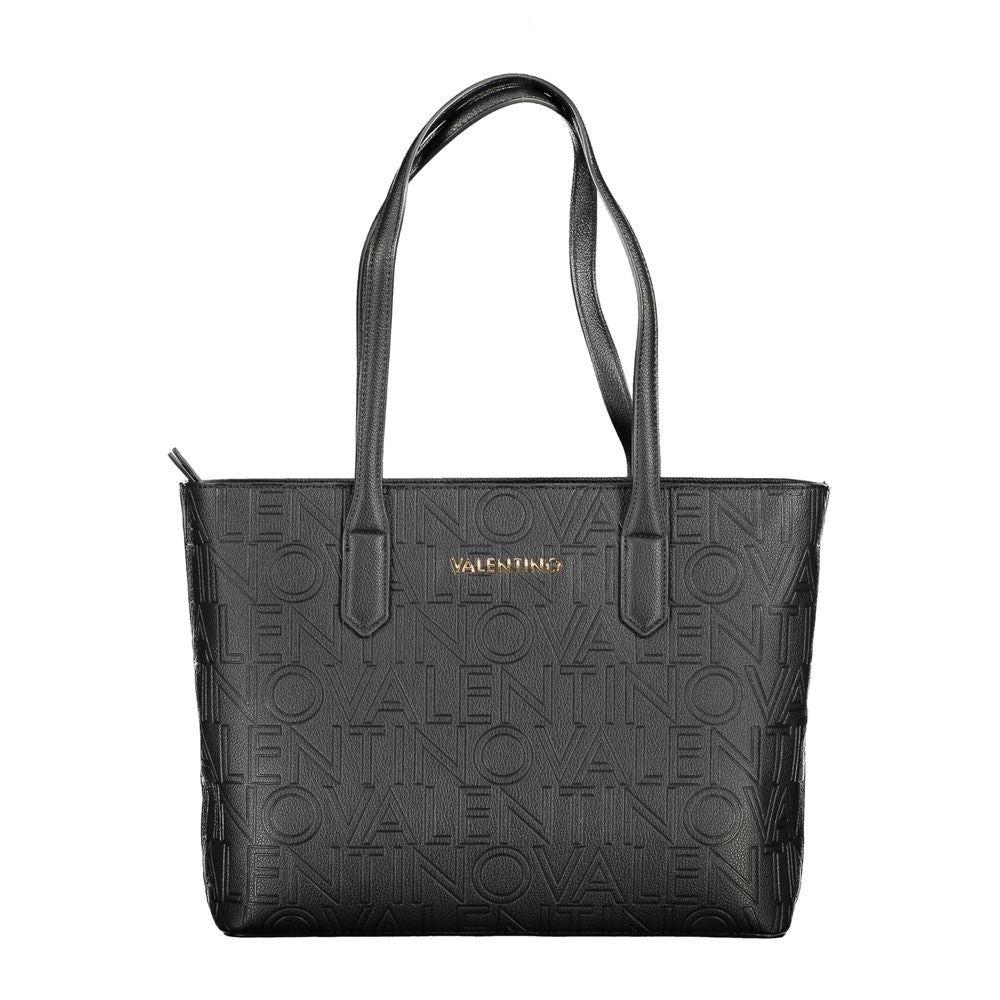Valentino Nero Polyurethan Damen Tasche