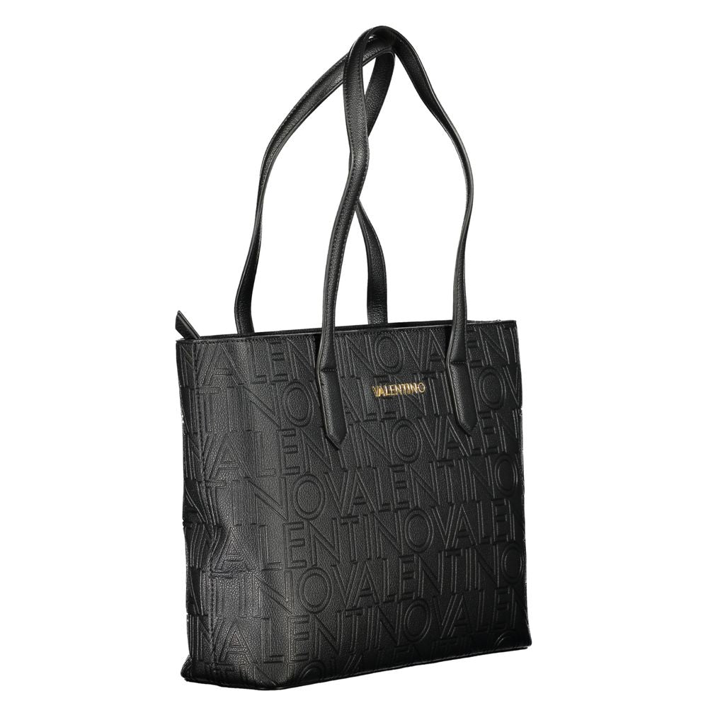 Valentino Nero Polyurethan Damen Tasche
