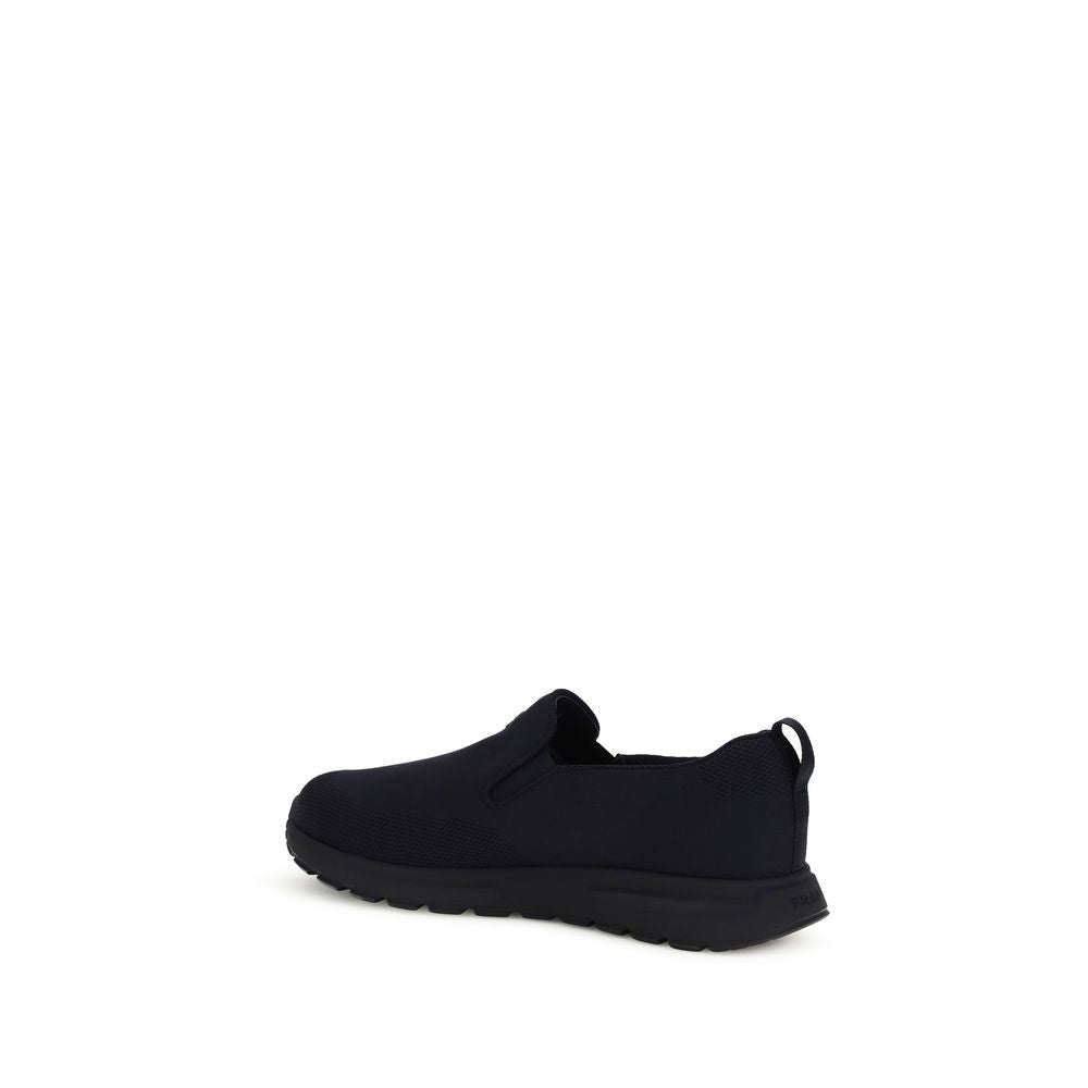 Prada Blue Fabric Sneakers