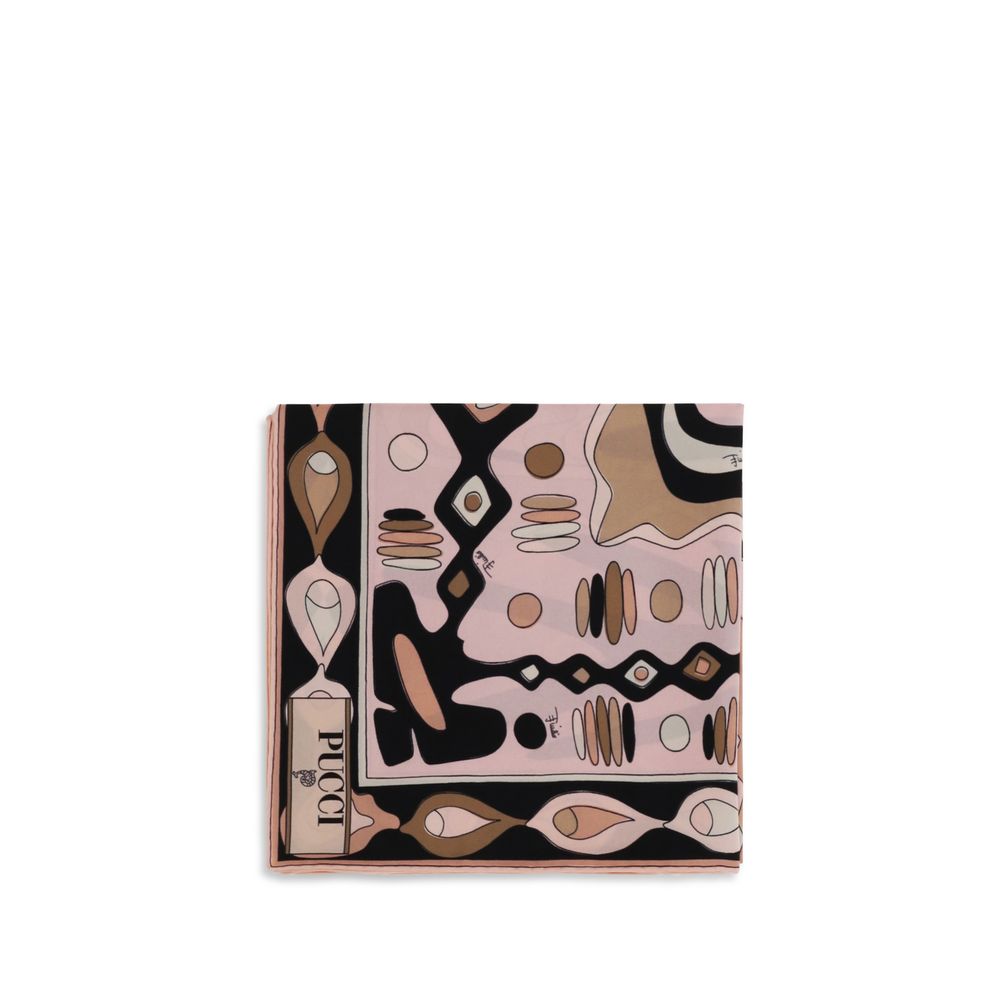 Emilio Pucci Multicolor Silk Scarf