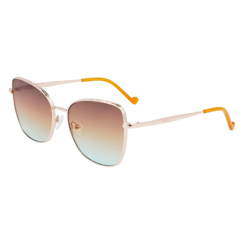 Lunettes de soleil Liu Jo en métal doré