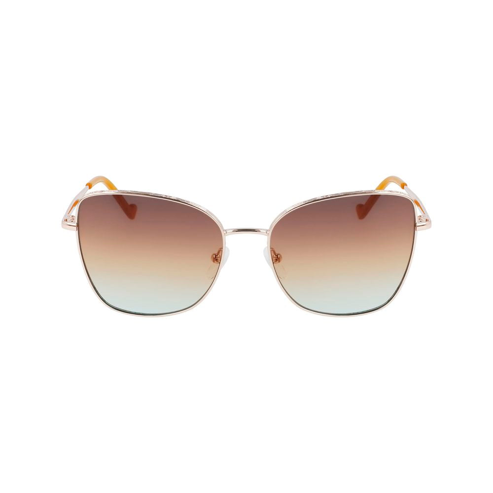 Lunettes de soleil Liu Jo en métal doré
