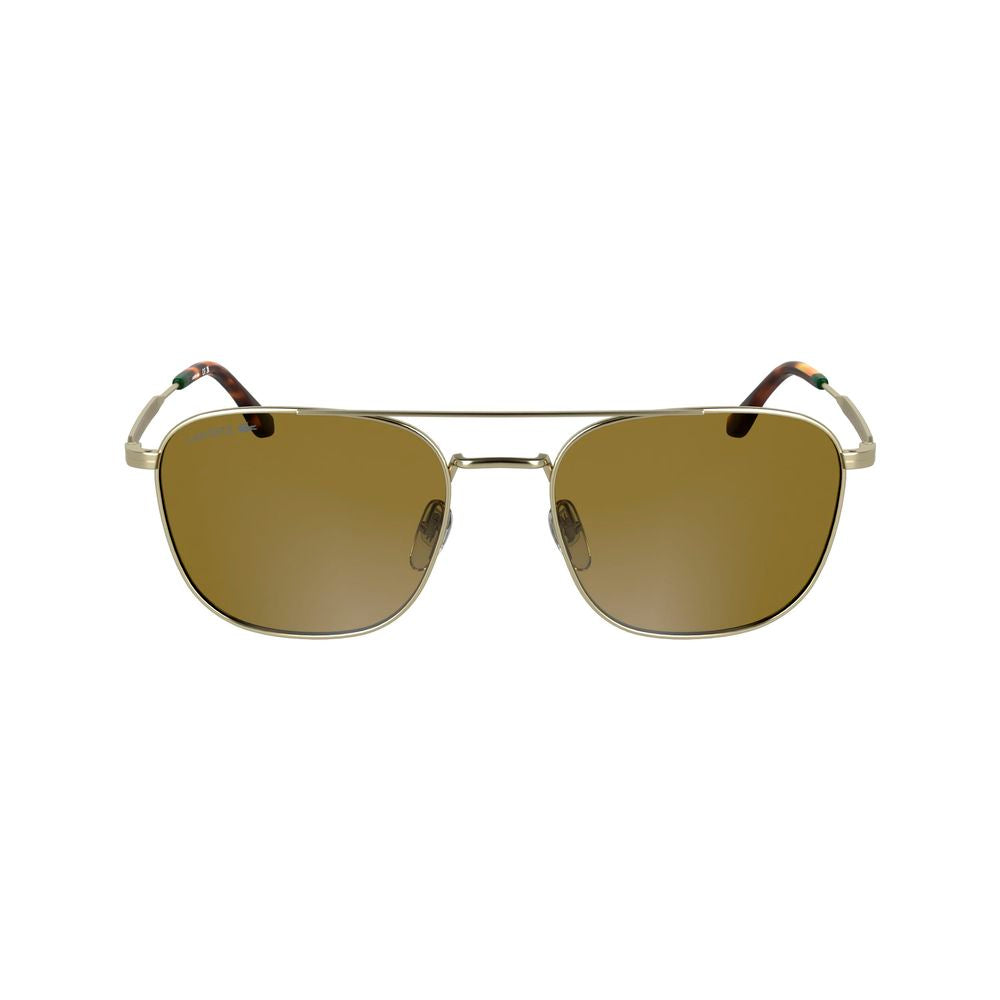 Lunettes de soleil Lacoste en métal doré