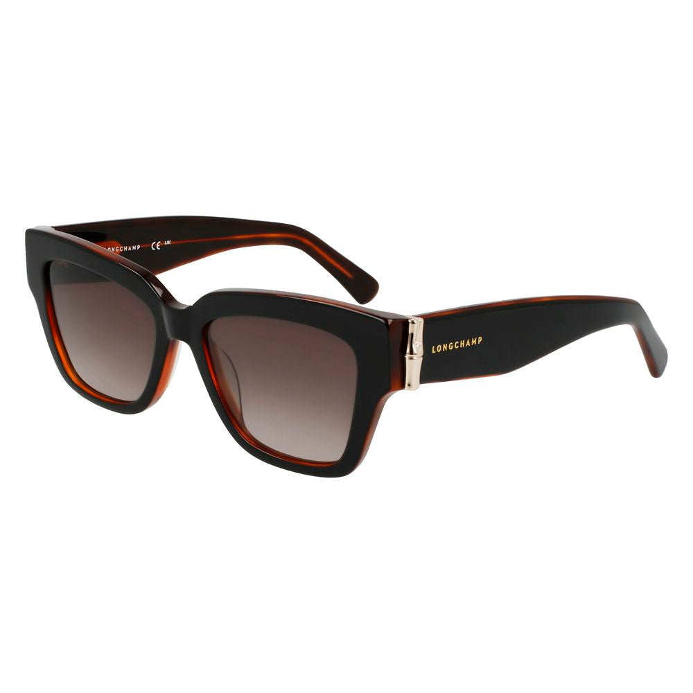 Longchamp Brown Acetate Sunglasses